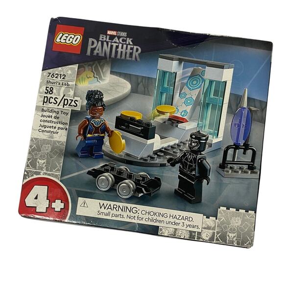 Lego NEW Marvel Studios Black Panther 58pc SHURI'S LAB Building Toy Item #76212 - Picture 2 of 6